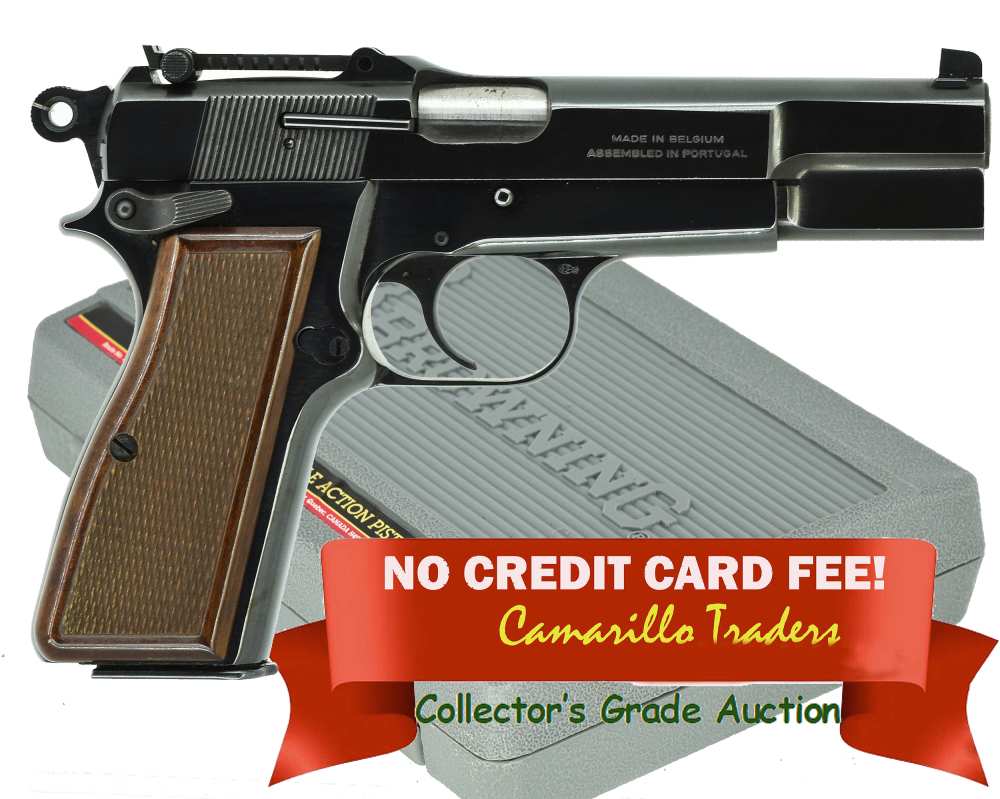 Browning Hi-Power MK-III 9mm Scarce Capitan Model with Tangent Sight -img-0
