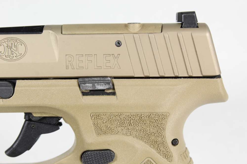 FN Reflex MRD 9mm FDE Compact Conceal Carry Semi Auto Optic Ready Pistol-img-10