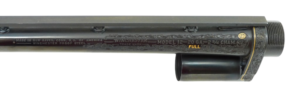 Winchester Model 12 VR 20 GA 27 3/4 Inch  FULL Choke Barrel Engraved-img-5