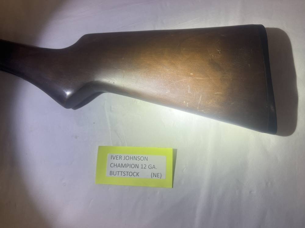 Iver Johnson Champion 12 Gauge Buttstock, Needs Repair-img-4