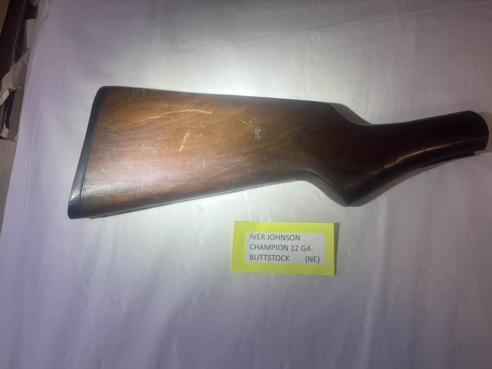 Iver Johnson Champion 12 Gauge Buttstock, Needs Repair-img-0