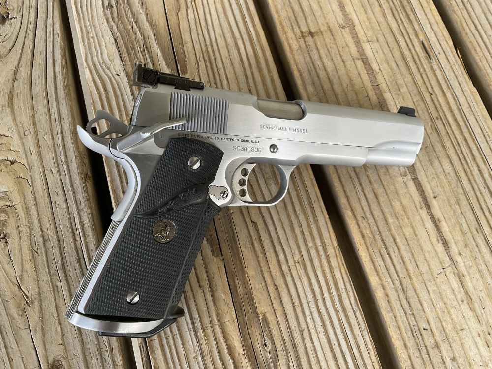 Colt Special Combat Government .45ACP, Hard Chrome, Used 1999 MFG-img-3