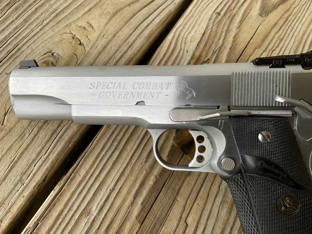 Colt Special Combat Government .45ACP, Hard Chrome, Used 1999 MFG-img-2