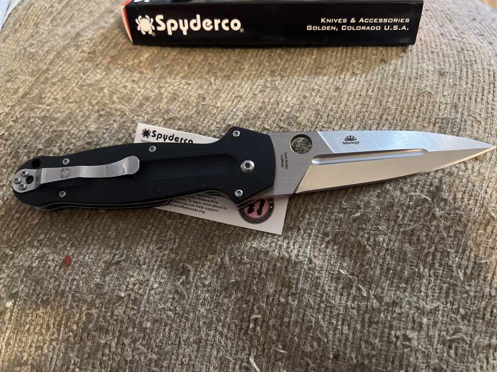 Spyderco Folding Dagger -img-2