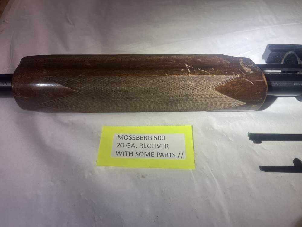 Mossberg Model 500, 20 Gauge Receiver With Some Parts-img-5
