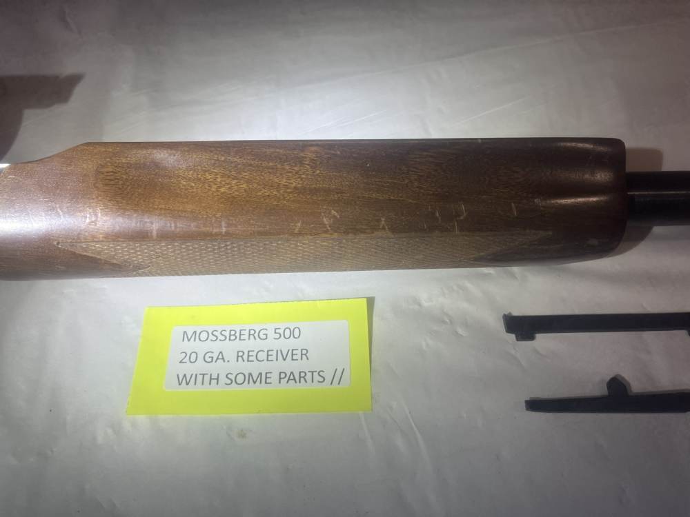 Mossberg Model 500, 20 Gauge Receiver With Some Parts-img-6