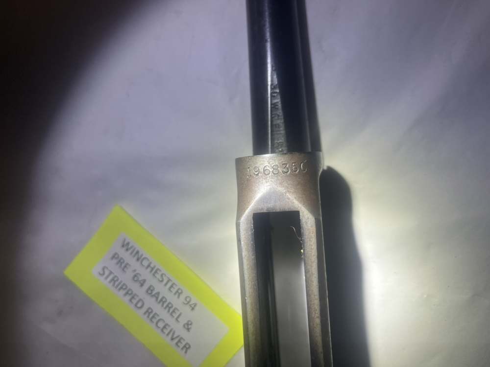 Winchester 94 Pre '64 Barrel And Stripped Receiver-img-3