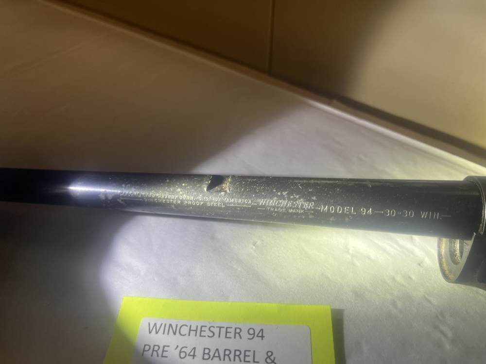 Winchester 94 Pre '64 Barrel And Stripped Receiver-img-4
