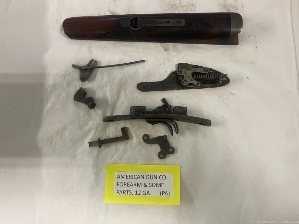 American Gun Company 12 Gauge Forearm And Some Parts-img-0