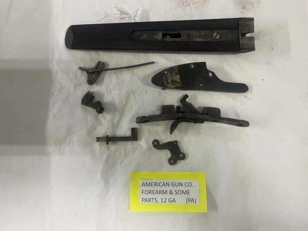 American Gun Company 12 Gauge Forearm And Some Parts-img-1