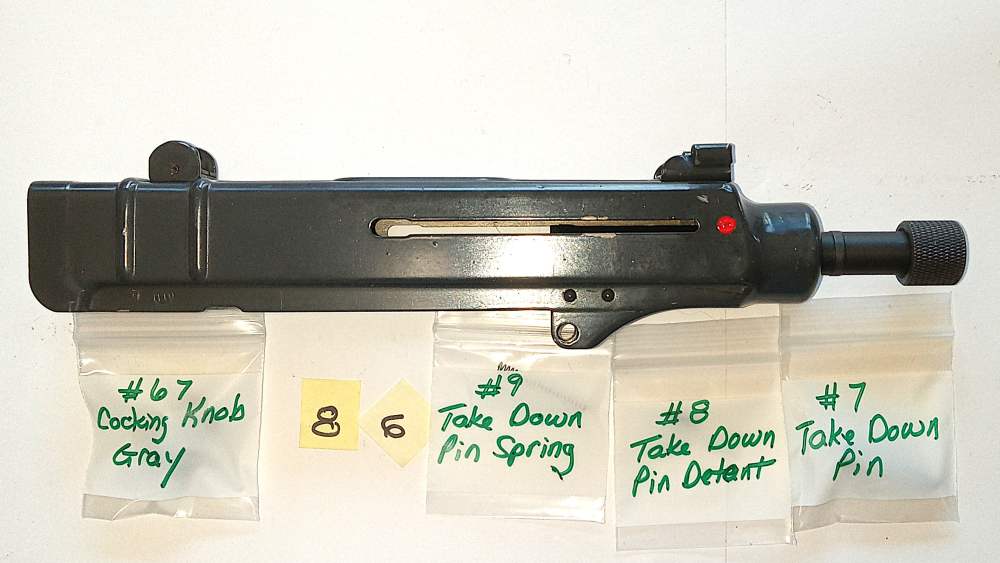 VZ 61 Skorpion Upper with Threaded Barrel, Factory Gray/Blue Paint $OFFER?-img-6