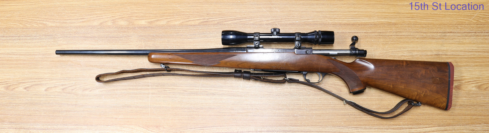 Ruger M77 .30-06 SPRG 21.25" Barrel Bushnell Scopechief IV 4X Scope-img-1