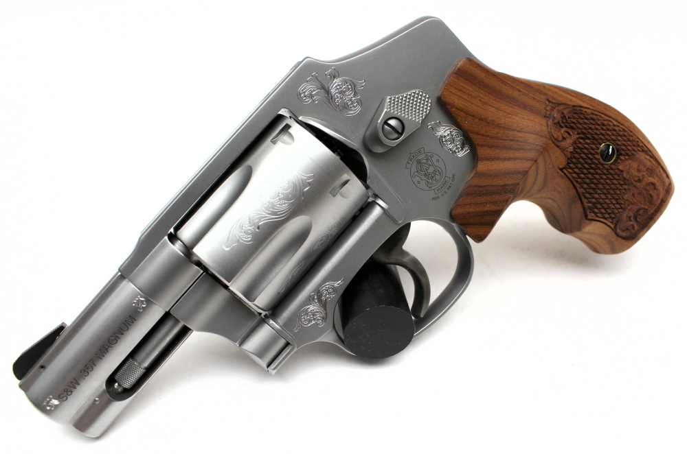 Smith & Wesson 640 Centennial 357 Magnum Engraved Beauty Presentation Case!-img-5