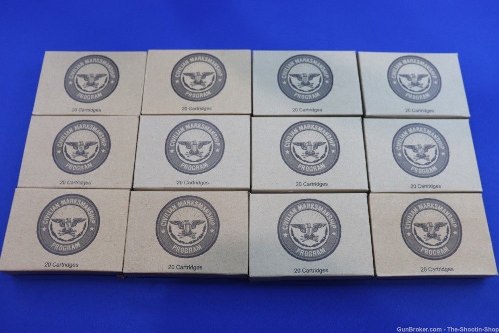 CMP 30-06 SPRG FMJ BALL Ammunition 240RD Ammo Lot Talon Mfg GARAND SA-img-0