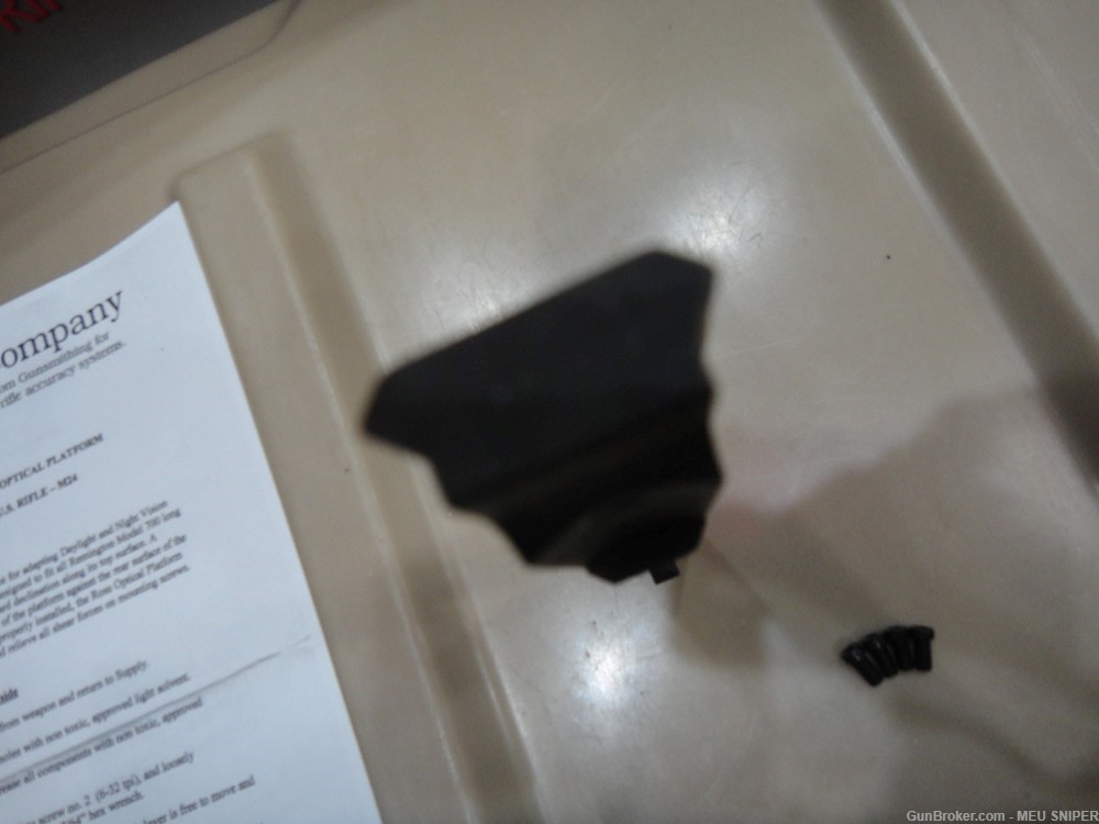 M24 Remington 700LA DD Ross Optical Platform Scope rail mount 30MOA-img-6