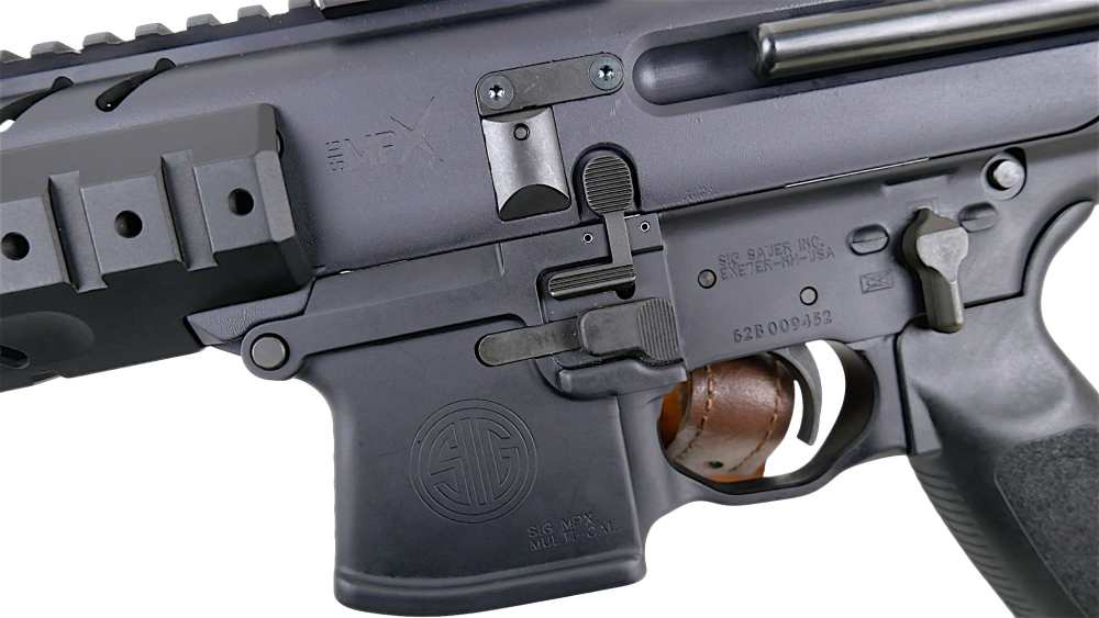 SIG SAUER MPX PISTOL GREAT CONDITION 8" 9MM W/ SIG ROMEO4 RED DOT, CASE-img-2