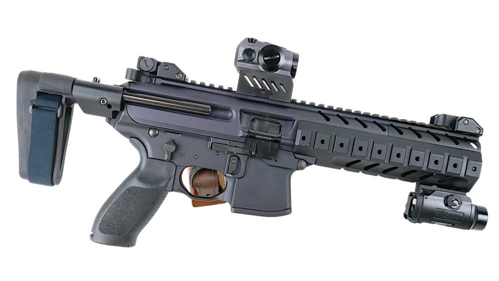 SIG SAUER MPX PISTOL GREAT CONDITION 8" 9MM W/ SIG ROMEO4 RED DOT, CASE-img-6