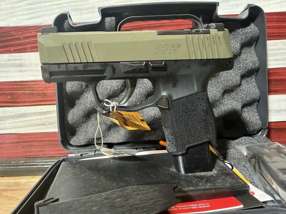 Sig Sauer P365 Micro-Compact 9mm Moss Green Stainless Steel Optic Ready-img-1