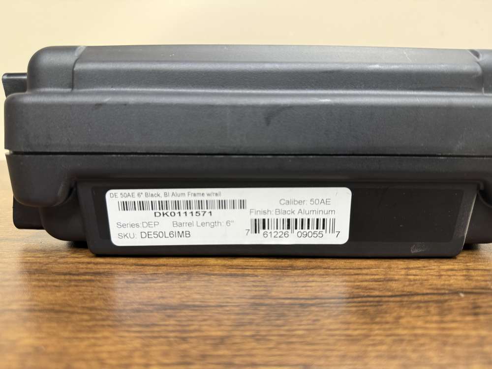 Magnum Research Desert Eagle Mark XIX L6 — .50 AE — 6" — Black-img-10