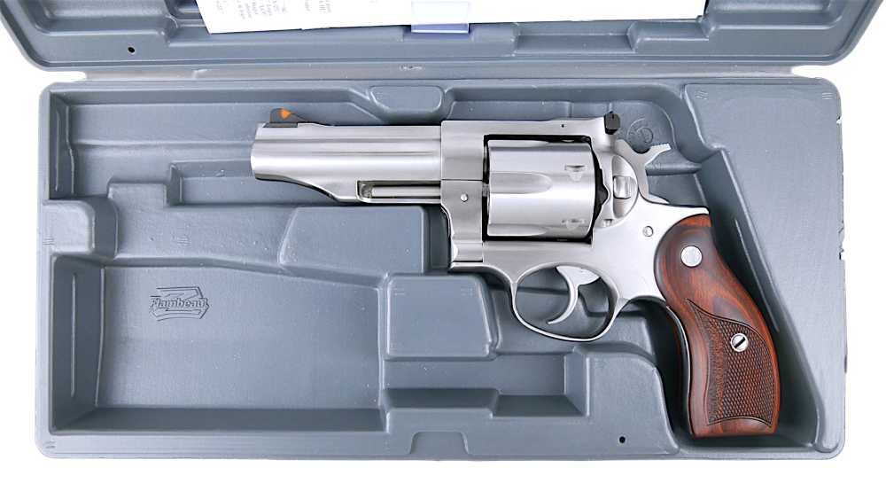 RUGER REDHAWK EXCELLENT CONDITION 4.2" .45 ACP / .45 LONG COLT W/ CASE-img-20