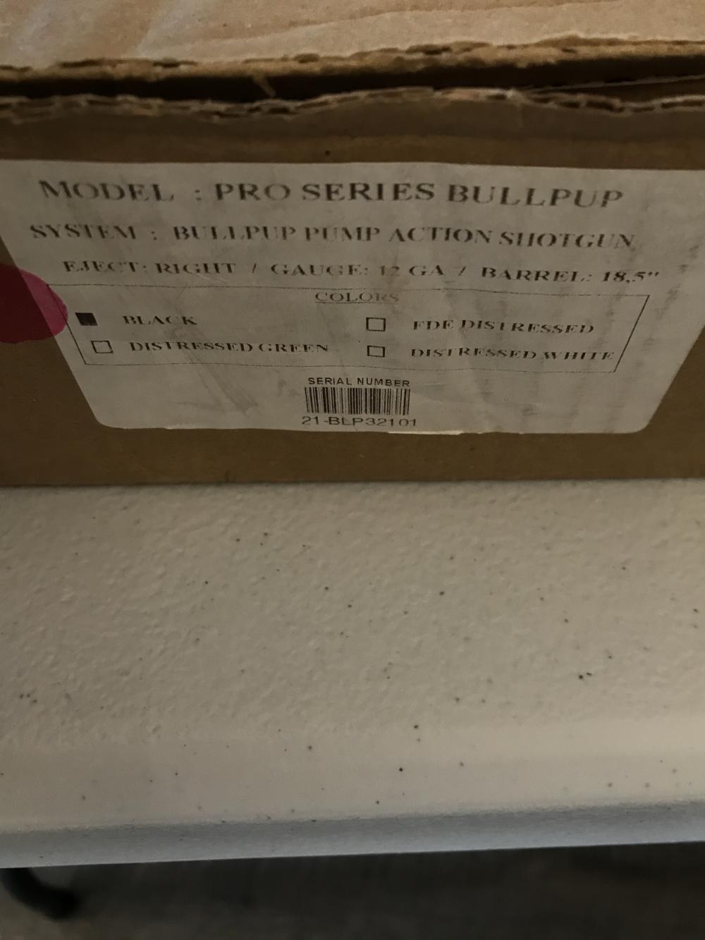 BLACK ACES PRO SERIES BULLPUP 12GA NEW IN BOX!-img-2