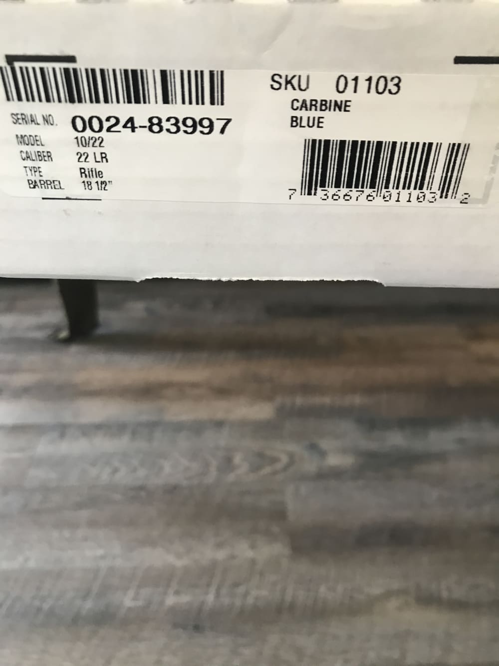 RUGER 10/22 CARBINE 22LR 18.5” NEW IN BOX 01103-img-2