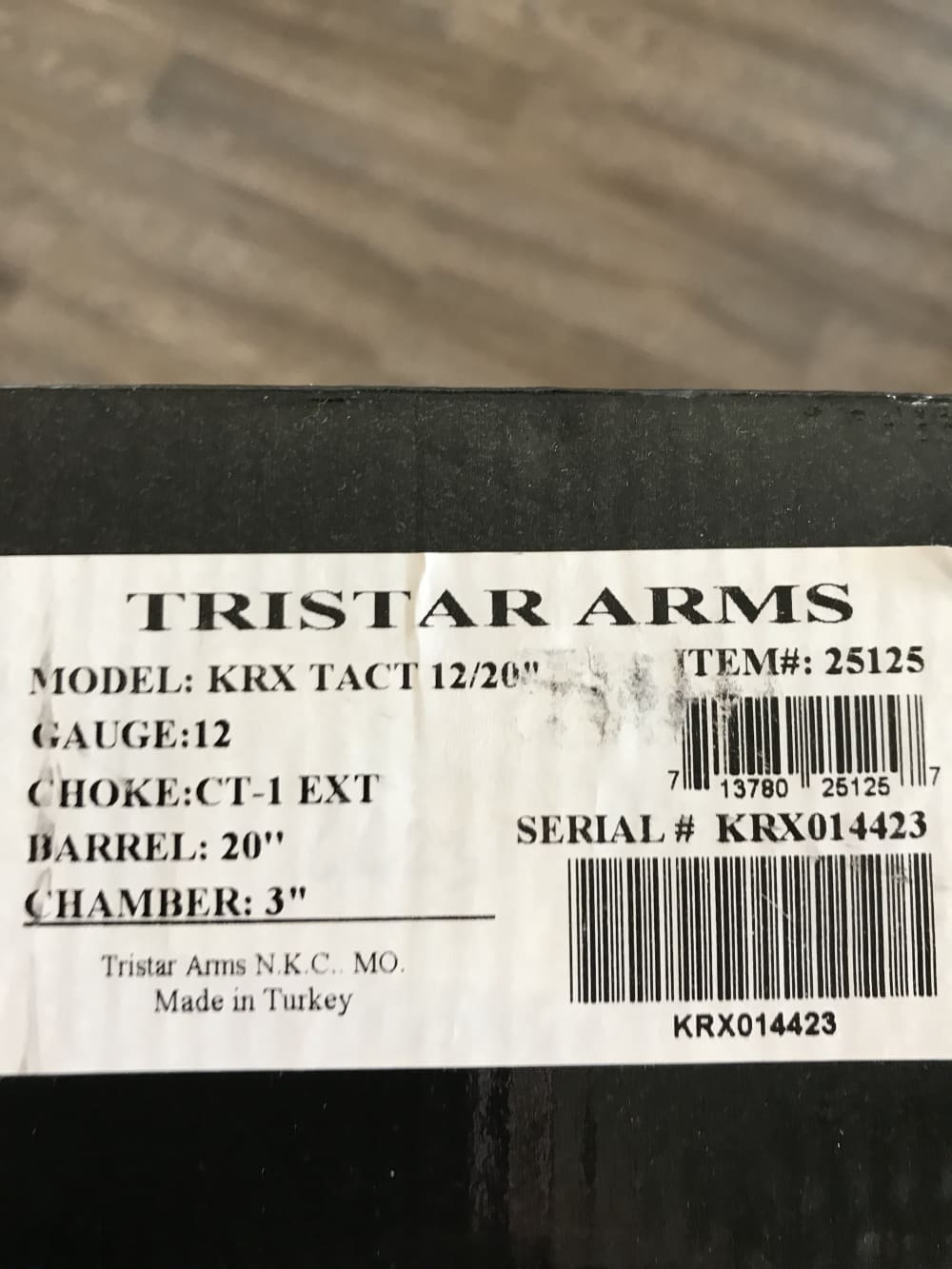 TRISTAR KRX TACTICAL 12GA 20” NEW IN BOX!-img-4