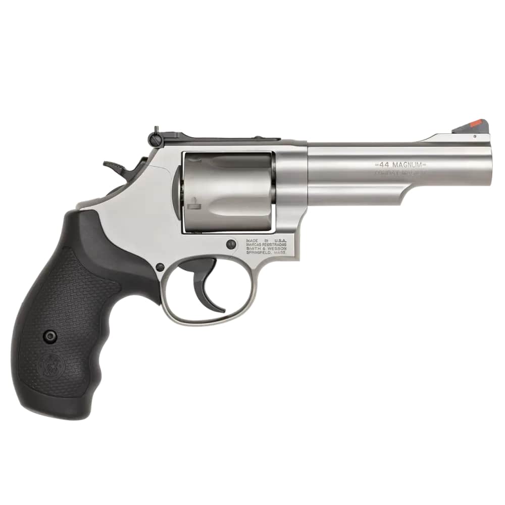 SMITH & WESSON 69 L-frame Revolver 44 Mag Exposed Hammer Red Ramp Sight 4"-img-2