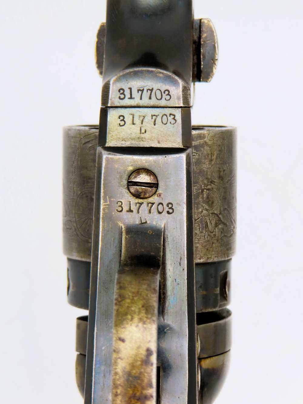 Colt Pocket Richards-Mason Conversion .38 Revolver Scarce 3 1/2" Barrel -img-23