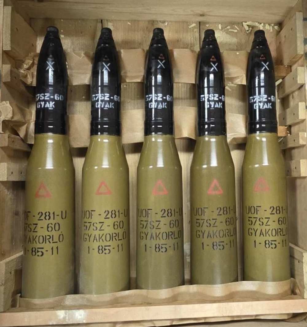 57mm Russian Anti-Aircraft Cannon Round Inert-img-1