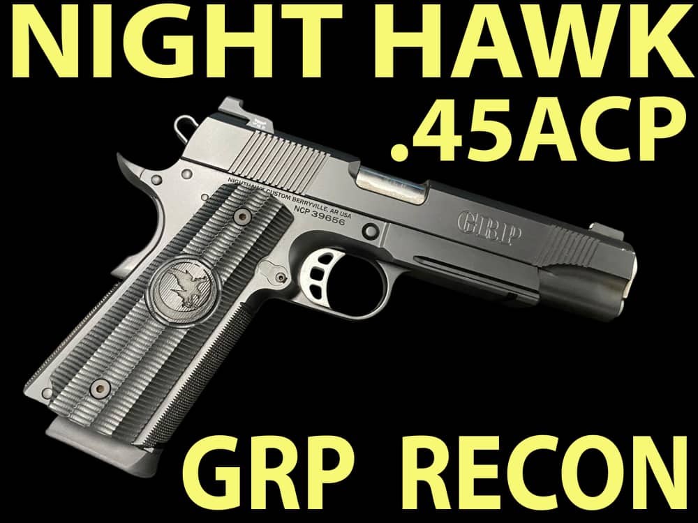 Nighthawk Custom 1911 GRP Recon 5" 45ACP by Tim Anderson CA Approved-img-0