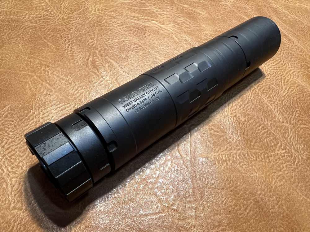 SilencerCo Omega 36M Modular High Pressure Big Bore .36 (9mm) Suppressor-img-4