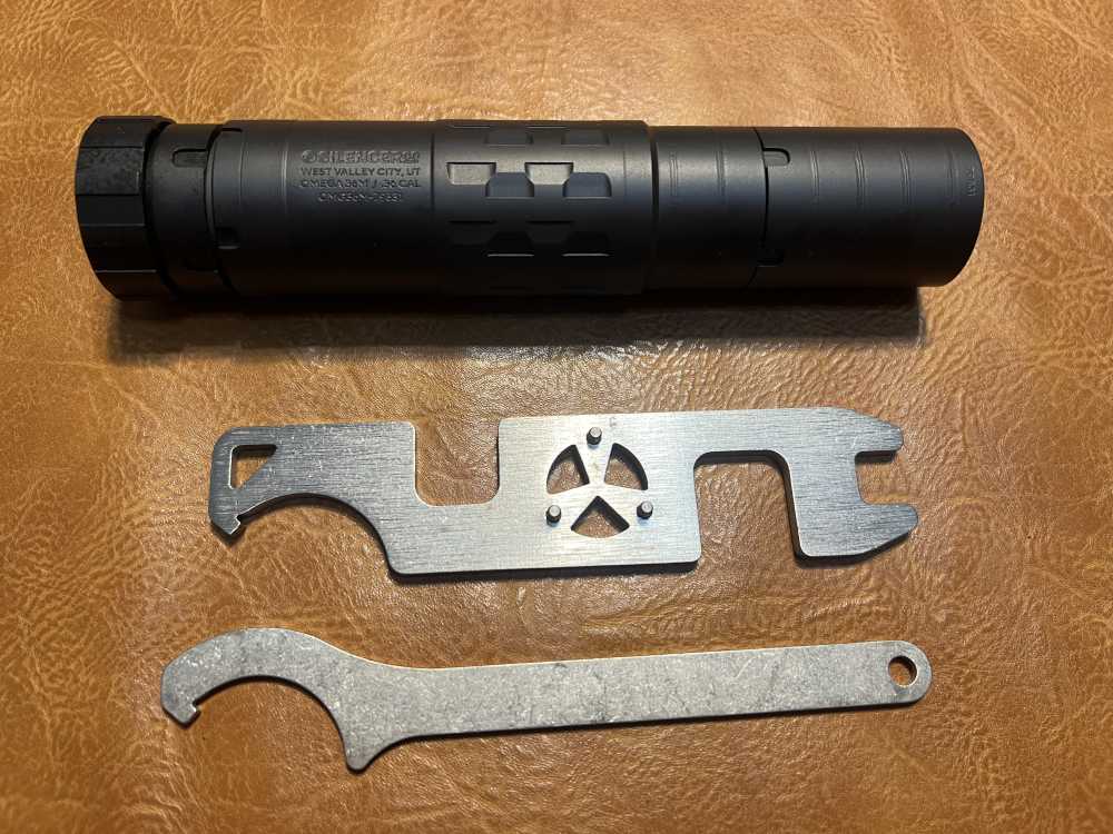 SilencerCo Omega 36M Modular High Pressure Big Bore .36 (9mm) Suppressor-img-1