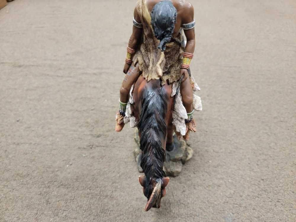Remington Fraser Native American "End Of the Trail" Art Figure-img-4