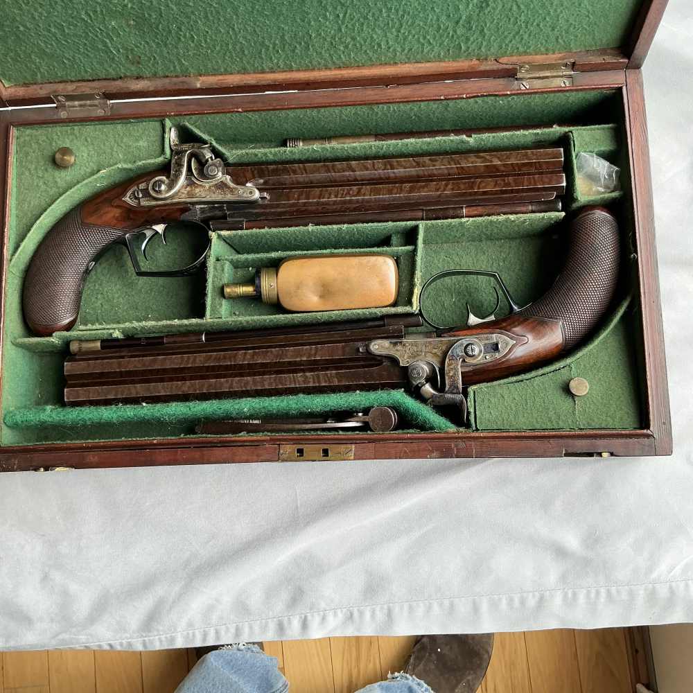 Durs Egg Over/Under Double Barrel Presentation Pistols-img-0