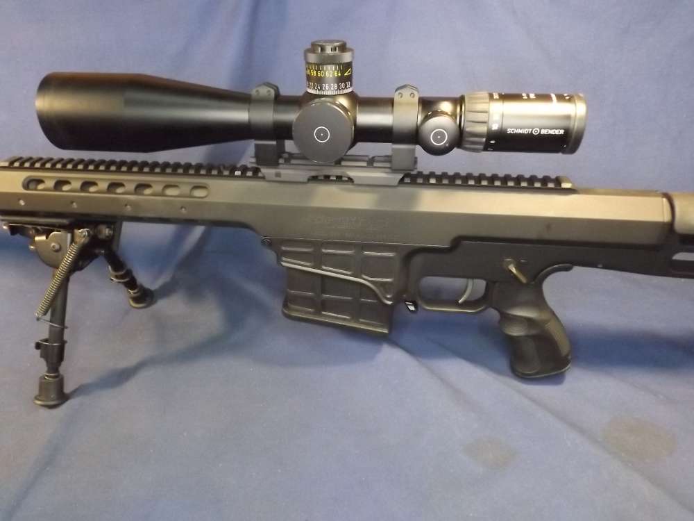 Barrett 98B, 338 Lupa Rifle w/Schmidt & Bender PM II 5-25X56 IR Scope-img-21