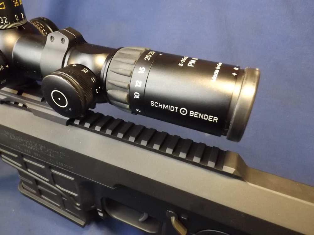 Barrett 98B, 338 Lupa Rifle w/Schmidt & Bender PM II 5-25X56 IR Scope-img-18