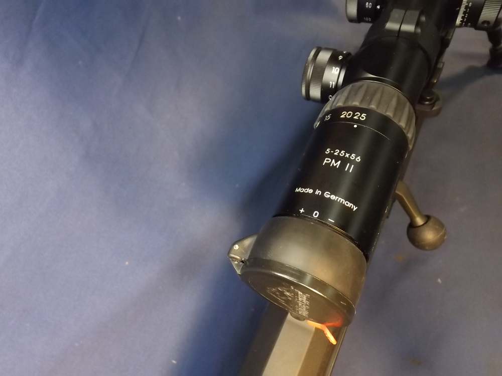 Barrett 98B, 338 Lupa Rifle w/Schmidt & Bender PM II 5-25X56 IR Scope-img-8