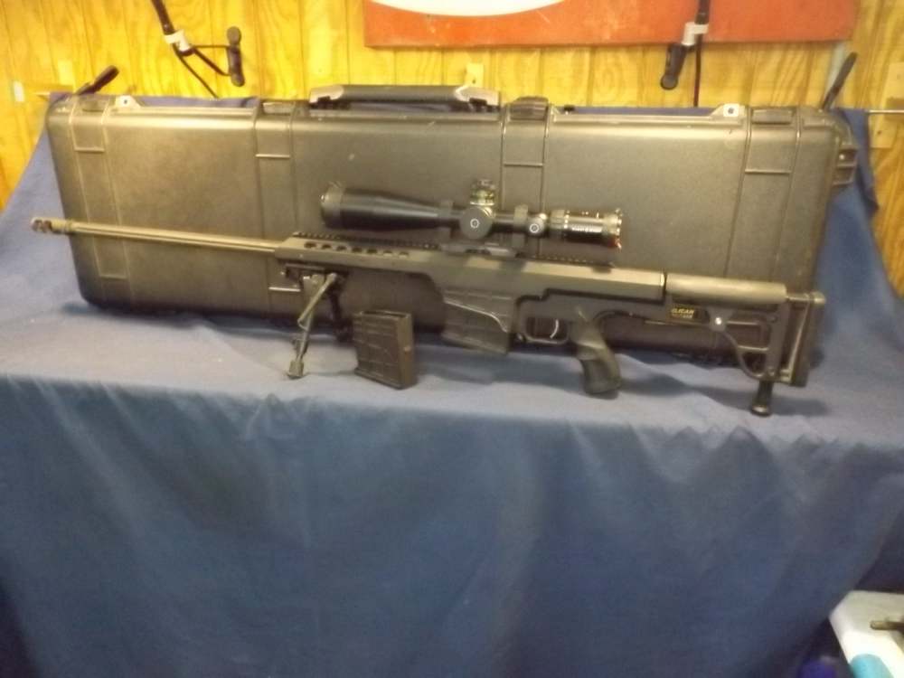 Barrett 98B, 338 Lupa Rifle w/Schmidt & Bender PM II 5-25X56 IR Scope-img-0
