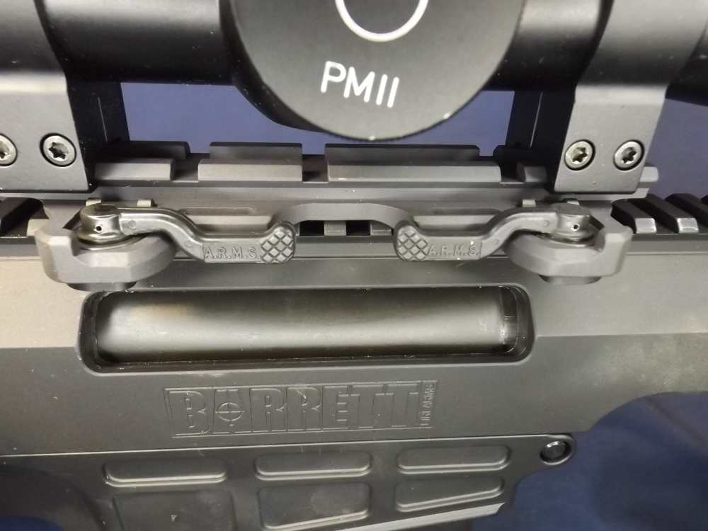 Barrett 98B, 338 Lupa Rifle w/Schmidt & Bender PM II 5-25X56 IR Scope-img-10