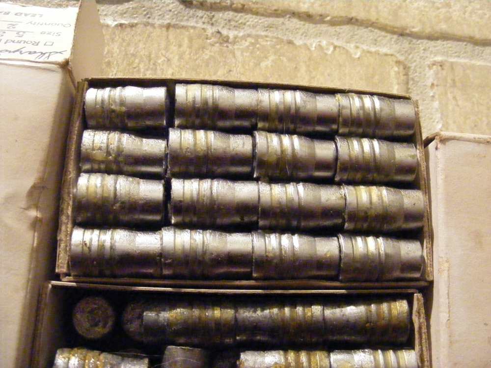80 .533 Cast Lead Bullets Hollow Base Mini Ball for Black Powder Rifle-img-2