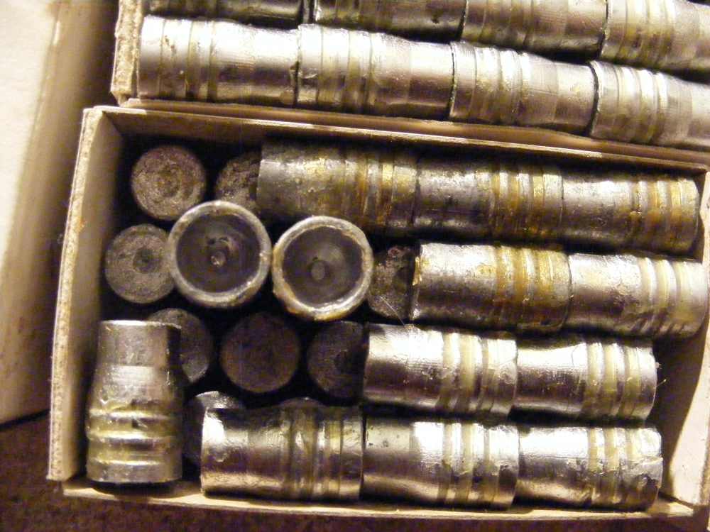 80 .533 Cast Lead Bullets Hollow Base Mini Ball for Black Powder Rifle-img-4