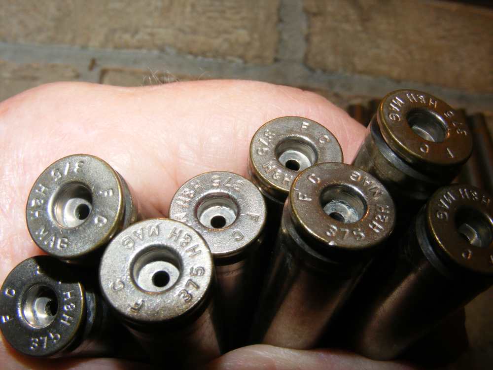 16 .375 H&H Magnum Cases for Rifle Reloader Nickel Plated-img-5