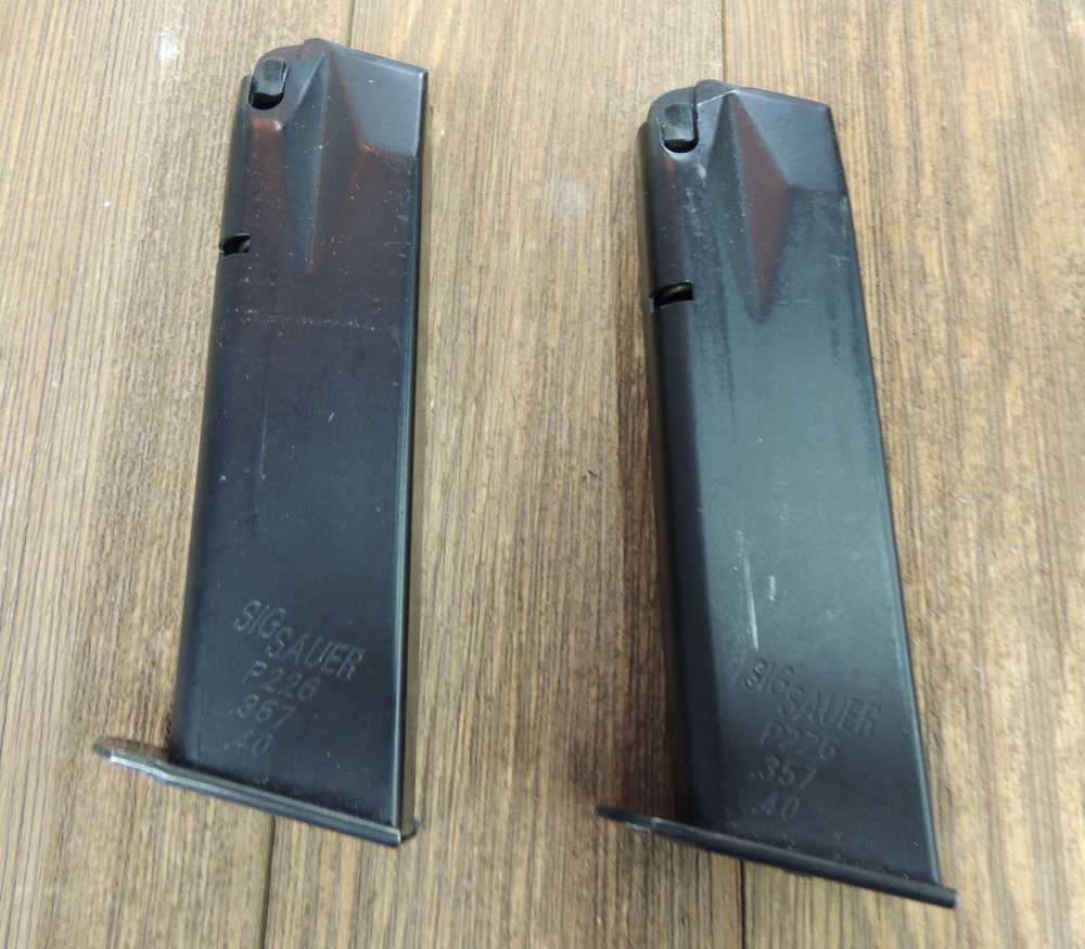 Sig Sauer P226 357 Sig / 40 S&W 12 Round Magazines ( 2 Magazines )-img-0
