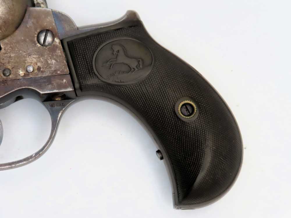 Excellent Antique Colt 1877 Thunderer Sherriff's Model .41 Revolver 1889-img-13