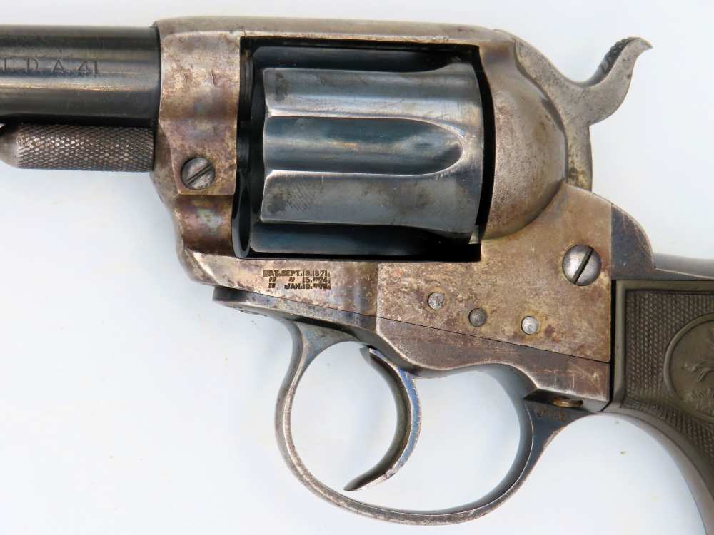 Excellent Antique Colt 1877 Thunderer Sherriff's Model .41 Revolver 1889-img-17
