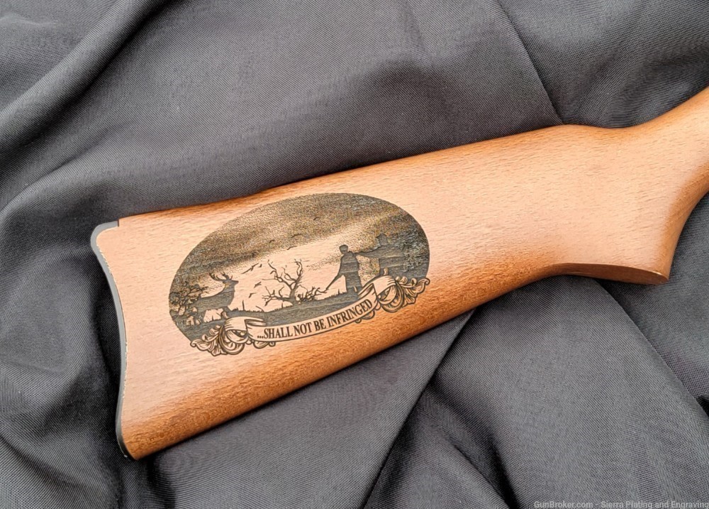 Ruger Sale This Week! Engraved 2nd Amendment Ruger 10/22 -img-2
