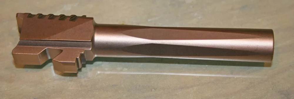 MATCH FLUTED SERRATED COPPER BARREL FOR GLOCK 17 G17 9mm Gen 1-4 NEW-img-1
