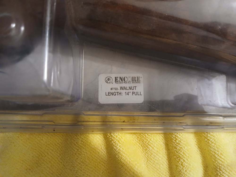 TC Encore Walnut Stock 14" #7722 Fits Pro Hunter Endeavor New NOS T/C-img-5