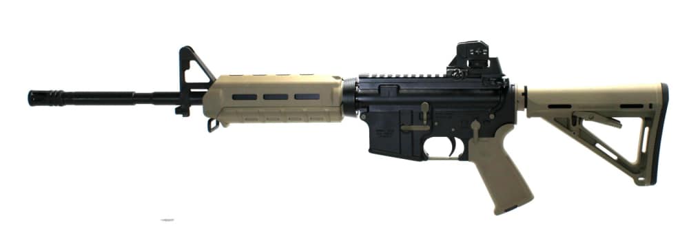 Konza Guns Sentinel 5.56 16" W Rear Sight Magpul Carbine FDE-img-1
